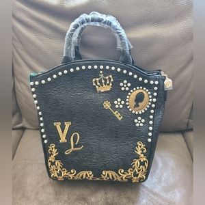 NWT DISCONTINUED Vendula London Pearly Queens Tote Bag
